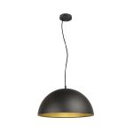 SLV Forchini M 50 Pendant Steel Black | Suitable for 1x E27 