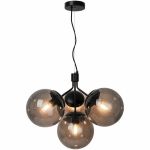 Nordlux Pendant Ivona Black - Metal | 4x E27 Max 28W