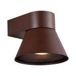 Nordlux Kyklop Cone Wall Light Aluminium Rusty | Suitable for GU10