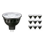 Multipack 10x Philips Master LED Spot GU5.3 MR16 6.7W 440lm 60D - 930 Warm White | Best Colour Rendering - Dimmable - Replaces 35W