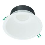 Philips LED Downlight Coreline DN142B Aluminium White 19.2W 2350lm 60D - 830 Warm White | Cutout 200mm - IP54 - Dimmable - White Reflector