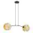 Emibig Pendant Motif Steel Black | Suitable for 2x E27 - Max 15W