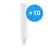 Multipack 10x Ledvance Dulux-D LED 9W - 830 Warm White | 2-Pin - Replaces 26W