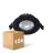 Multipack 10x Noxion LED Adjustable Slim Spot Black 6W 550lm - 930 Warm White | Cutout 75mm - IP54 - Best Colour Rendering 