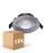 Multipack 10x Noxion LED Adjustable Slim Spot Silver Round 6W 550lm 60D - 927 Extra Warm White | 85mm - IP54 - Dimmable - Best Colour Rendering