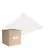 Multipack 4x Ledvance LED Panel Comfort Aluminium White 33W 4320lm - 840 Cool White | 62.5x62.5cm - UGR < 19