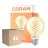 Multipack 4x Osram Vintage 1906 LED E27 Globe Filament Twist Gold 8W 806lm - 922 Extra Warm White | Best Colour Rendering - Dimmable - Replaces 60W