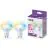 Duopack 2x WiZ Smart LED Spot GU10 PAR16 5W 400lm 36D | Best Colour Rendering - Dimmable - Replaces 50W