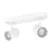 Eglo Ceiling Light Consuma 1 Steel White | IP44 - Suitable for 2x GU10 