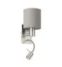 Eglo Wall Light Pasteri Steel Satin Nickel 40 | IP20 - Incl. Spot and Excl. 1x E27