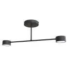 Emibig Ceiling Light Halo Steel Black | Suitable for 2x GX53 - Max 8W