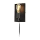 It's about RoMi Wall Light Madrid Iron Black L | Suitable for 1x E27 