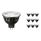 Multipack 10x Philips Master LED Spot GU5.3 MR16 6.7W 440lm 36D - 930 Warm White | Best Colour Rendering - Dimmable - Replaces 35W