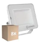 Multipack 8x Ledvance LED Floodlight Compact White 50W 5000lm 100D - 865 Daylight | IP65 - Symmetrical 