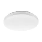Eglo Wall and Ceiling Light Frania Steel White 14.6W 1600lm - 830 Warm White | IP20 